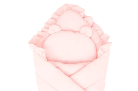 Envelopes for newborns muslin HappyLittleFox • Pink